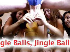 DirtySexNet presents: Cfnm hanging bull balls femdom
