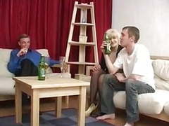 DirtySexNet presents: Mom-slut & 2 guys