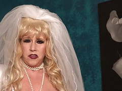 DirtySexNet presents: Nympho bride and her toys.