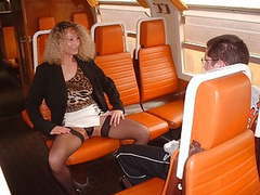 DirtySexNet presents: Virgin boy and nasty mom in train