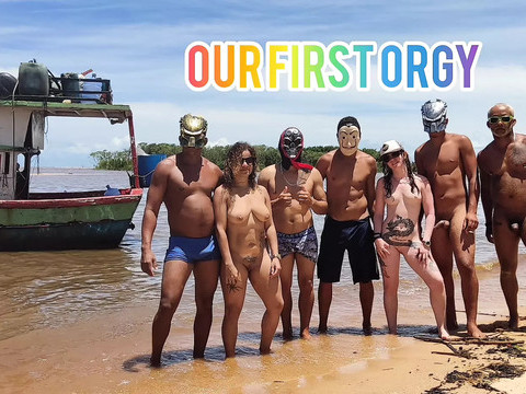 DirtySexNet presents: I took my wives to a gangbang with my friends on an old boat in salvador