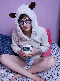 DirtySexNet presents: Innocent teen cutie does something really naughty to her daddy before bedtime and she really seems to like it