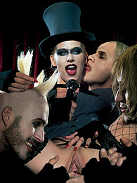 DirtySexNet presents: Glamour Punk Fetish with Hot Cock Sucker Bitch Cora Menson