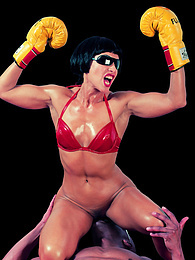 DirtySexNet presents: Strong Shagal won't stop untill this Big Black Cock is KO