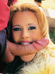 DirtySexNet presents: Blonde Cora Works Hard With Mouth and Ass to Get a Facial
