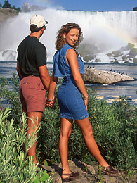 DirtySexNet presents: Pam Lee Enjoys the Sights and a Gangbang at Niagara Falls