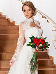 DirtySexNet presents: Czech bride Angel Piaff gets banged in a laundry room after posing in lingerie